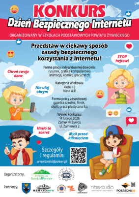 DBI 2026 Zamek Żywiec 14 luty Dzień Bezpiecznego Internetu BeskidPOWER