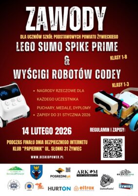 Zawody Codey Lego Sumo DBI 2026 Żywiec